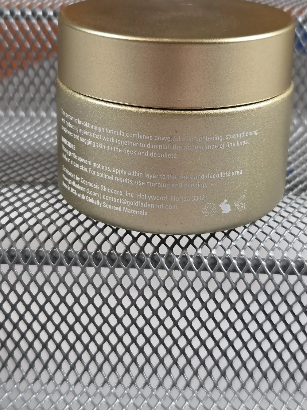 Goldfaden MD Plant Profusion Lifting Neck Cream - White 1.7 Oz/50 Ml NIB